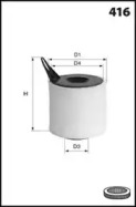 LUCAS FILTERS lfaf267 -  Воздушный фильтр